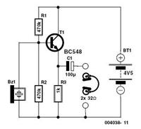 electronic stethoscope circuit schematic